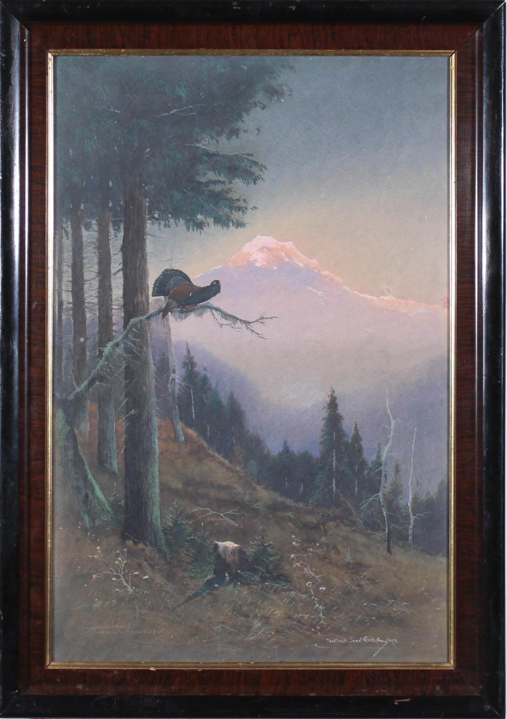 Heinrich Wertheim comparable auction result: heinrich wertheim watercolor and gouache