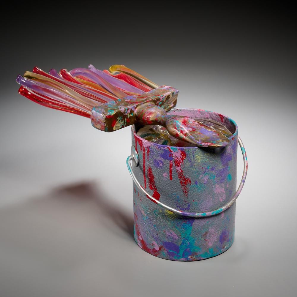 Livio de Marchi comparable auction result: livio de marchi attrib mixed media sculpture