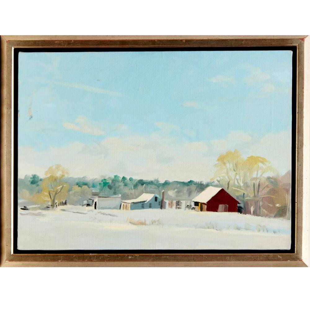 George Bentley Nick comparable auction result: george bentley nick oil on linen 1982