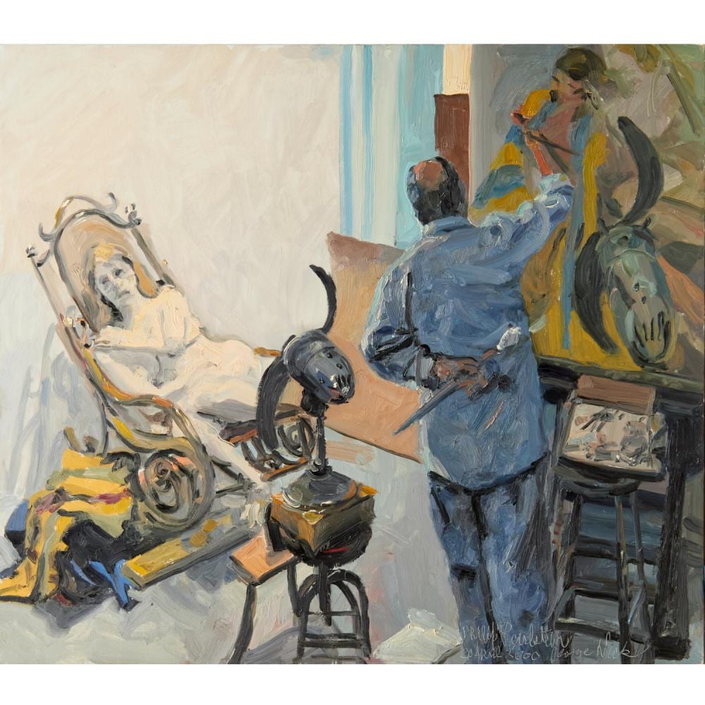 George Bentley Nick comparable auction result: george bentley nick oil on linen 2000