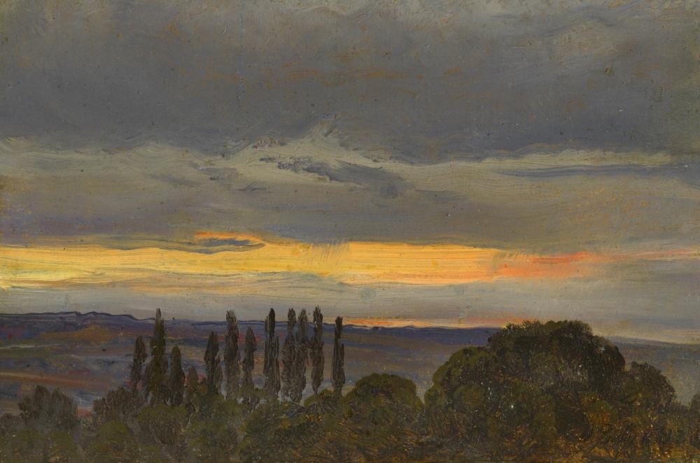 johan christian clausen dahl bergen 1788 1857 dresden evening near dresden poplars in the · Christie's · 2024-05-23 Johan Christian Clausen Dahl comparable auction result: johan christian clausen dahl bergen 1788 1857 dresden evening near dresden poplars in the