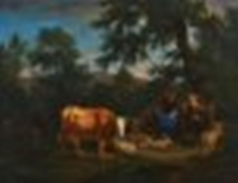 adriaen van de velde amsterdam 1636 1672 a wooded river landscape with cattle watering and a shepherd and shepherdess · Christie's · 2024-05-23 Adriaen van de Velde comparable auction result: adriaen van de velde amsterdam 1636 1672 a wooded river landscape with cattle watering and a shepherd and shepherdess