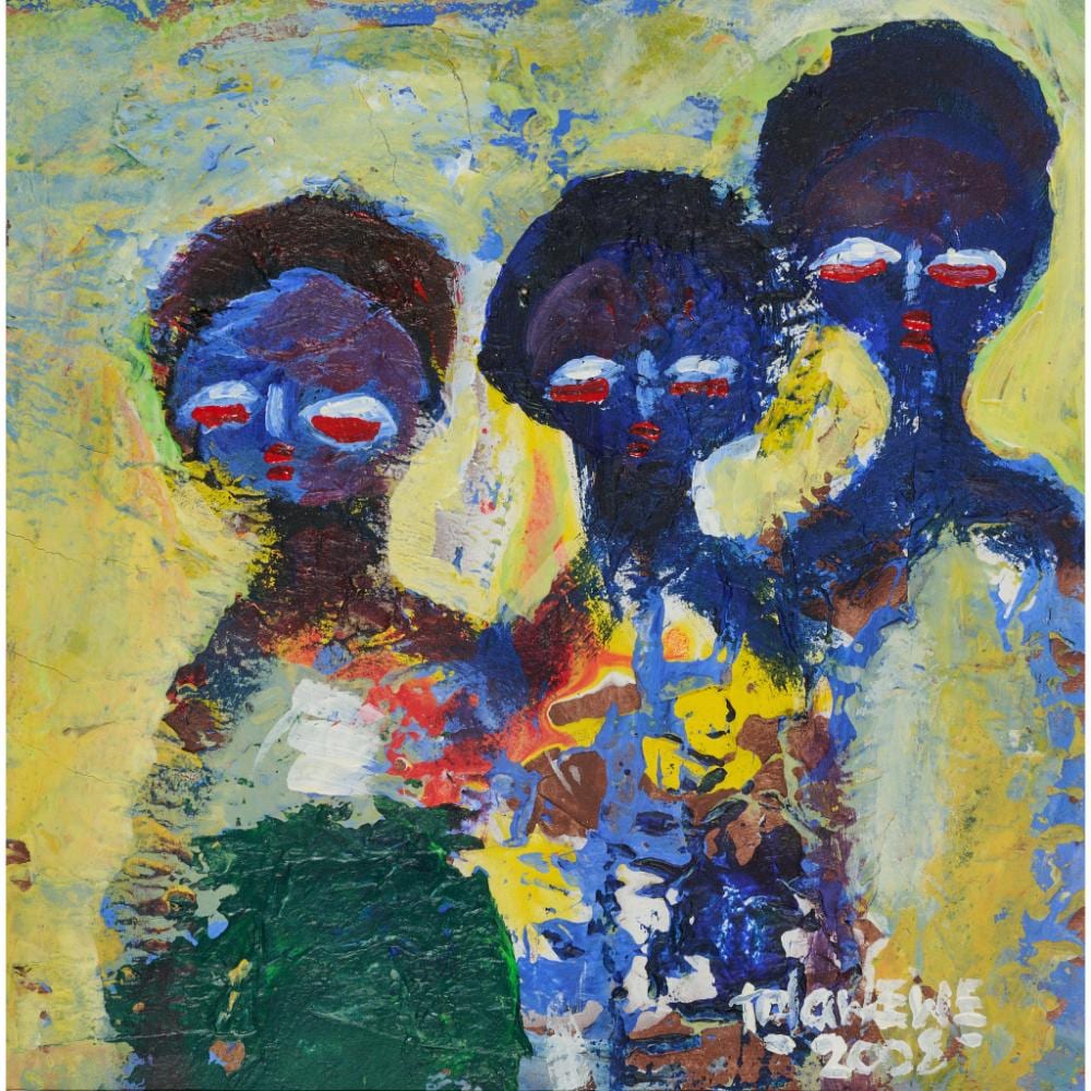Tola Wewe comparable auction result: tola wewe nigerian b 1959