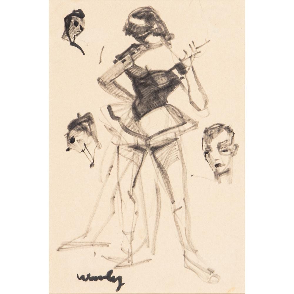 Adham Wanly comparable auction result: adham wanly egyptian 1908 1959