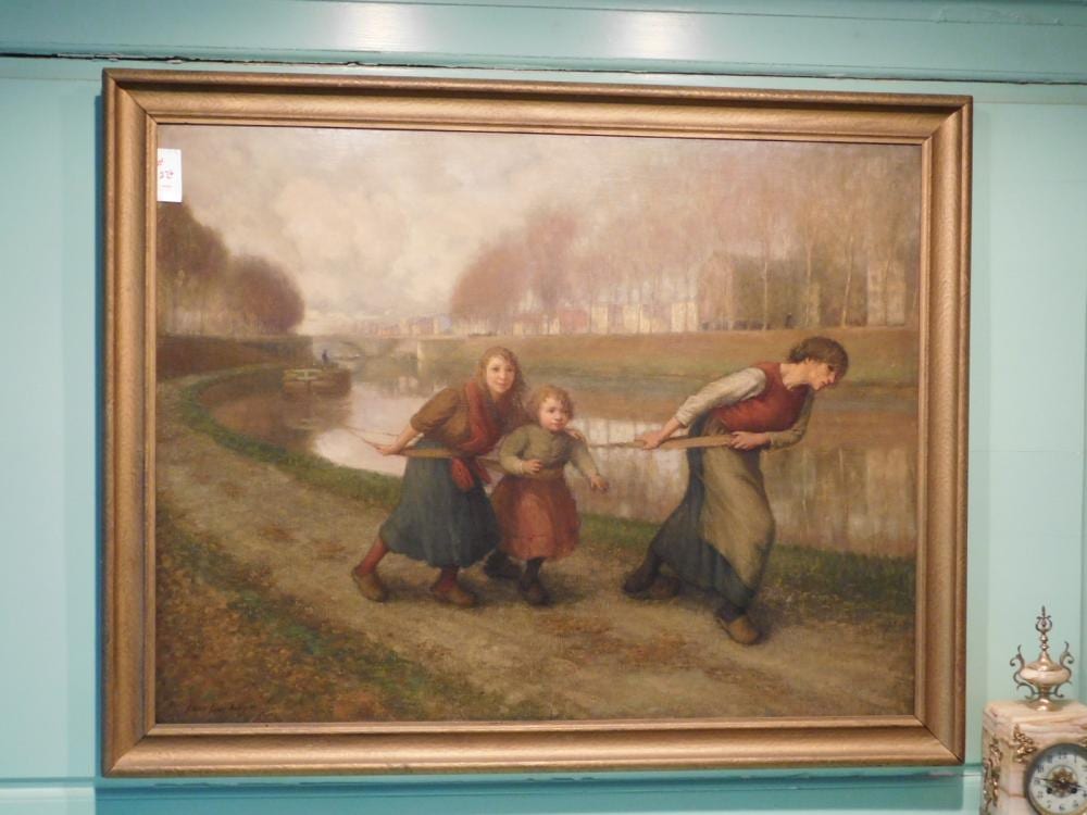 Albert Jean Adolphe comparable auction result: albert jean adolphe framed oil on canvas