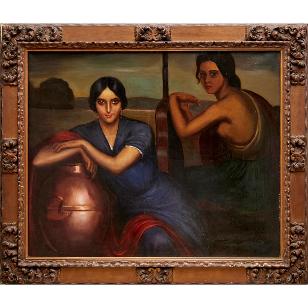 julio romero de torres attrib oil on canvas · Millea Bros Ltd · 2024-05-17 Julio Romero de Torres comparable auction result: julio romero de torres attrib oil on canvas