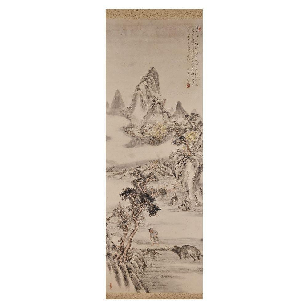 Tanomura Chikuden comparable auction result: tanomura chikuden 1777 1835