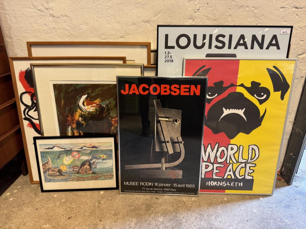 Arne Lundsteen Hansen comparable auction result: arne l hansen jack kampmann mogens egil picasso robert jacobsen hornsleth m m