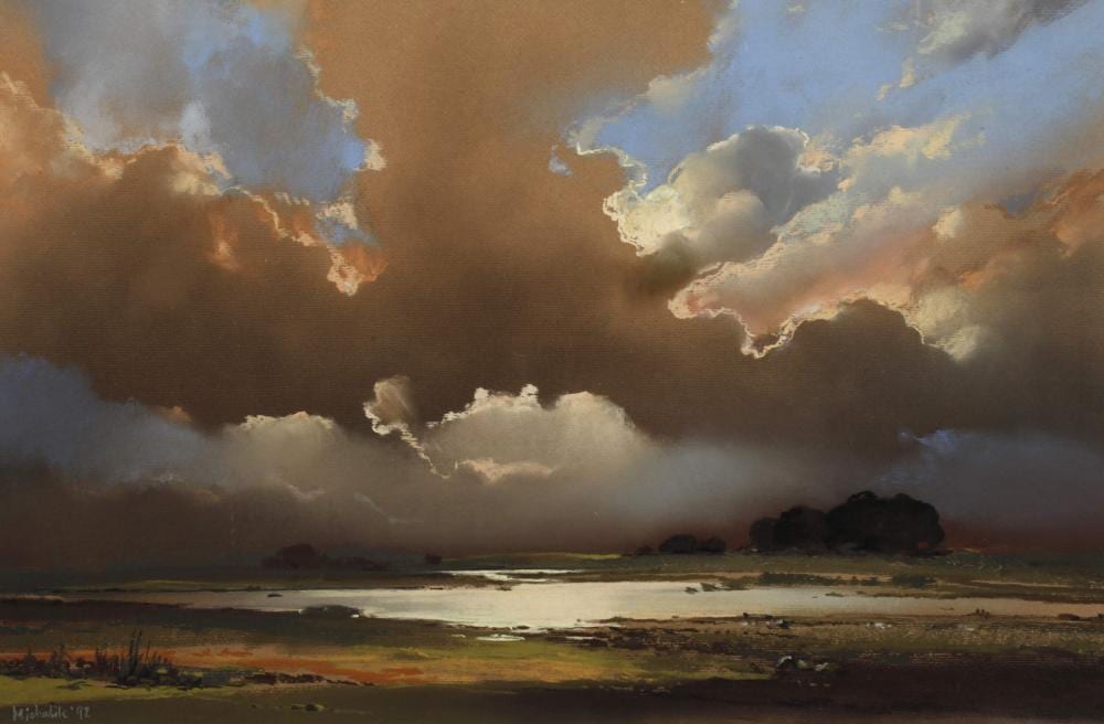 Marian Michalik comparable auction result: marian michalik gewitterstimmung