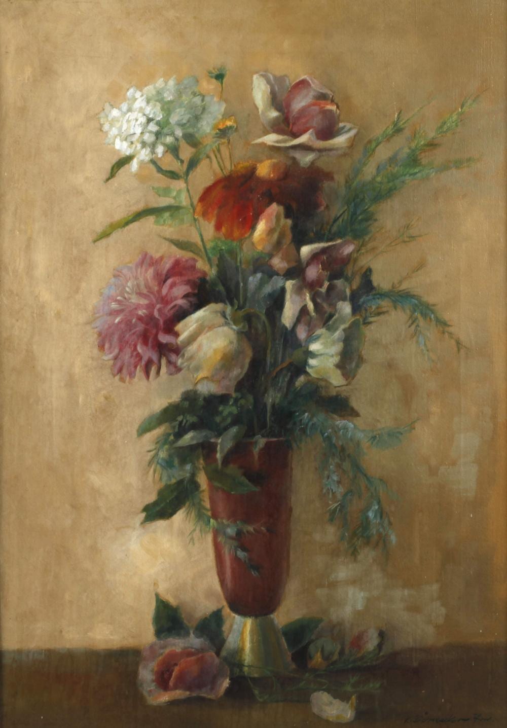 Karl Dörrbecker comparable auction result: karl d rrbecker blumenstillleben