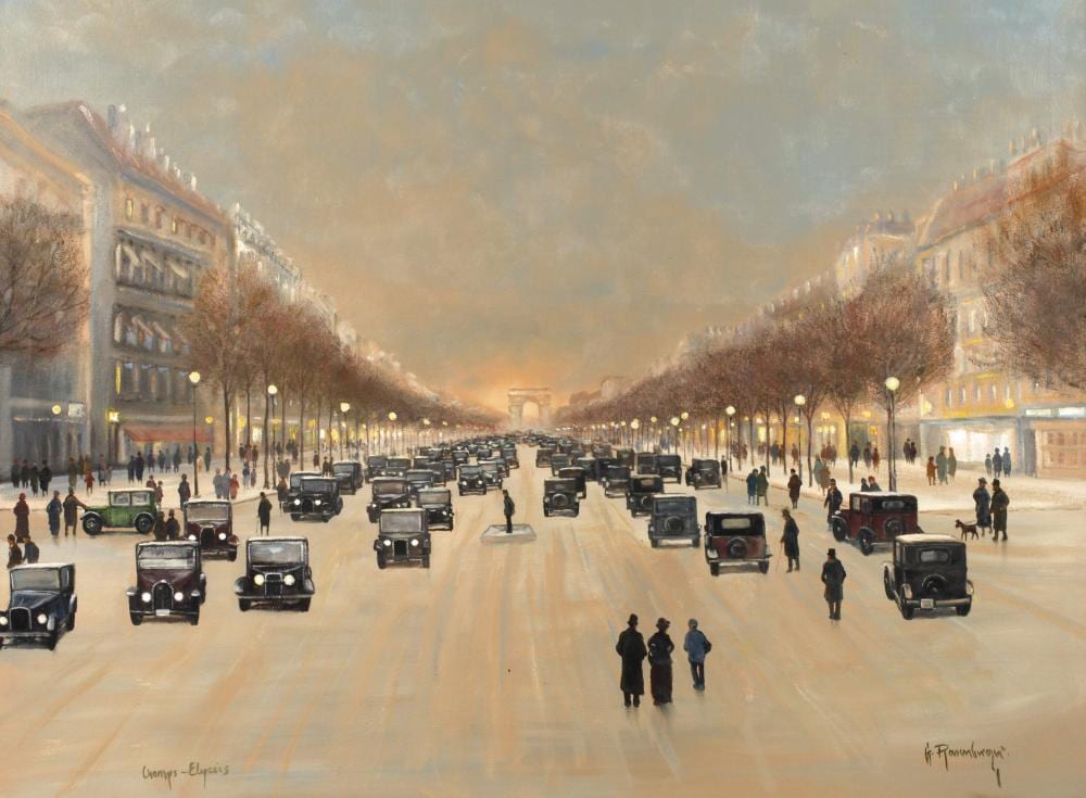gernot rasenberger champs elysees · Auktionshaus Mehlis GmbH · 2024-05-25 Gernot Rasenberger comparable auction result: gernot rasenberger champs elysees