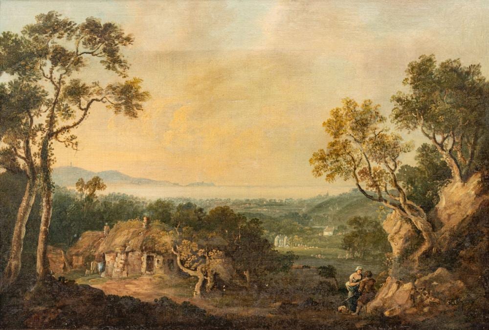 john henry campbell irish 1757 1829 oil on canvas ca 1805 1810 county dublin overlooking killiney bay h 16 w 23 · DuMouchelles · 2024-05-17 John Henry Campbell comparable auction result: john henry campbell irish 1757 1829 oil on canvas ca 1805 1810 county dublin overlooking killiney bay h 16 w 23
