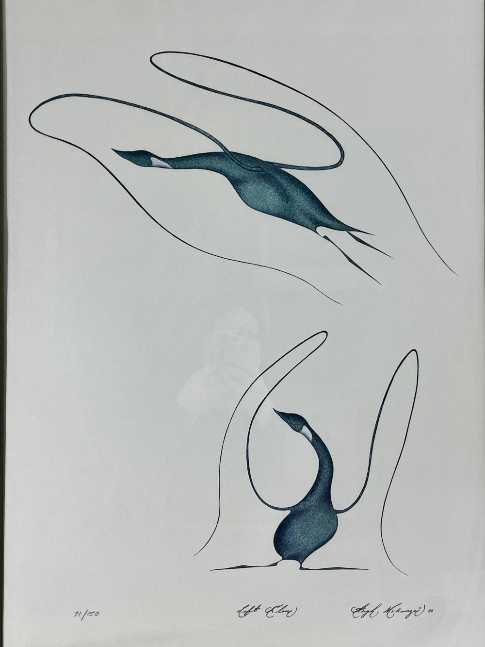 Hugh McKenzie comparable auction result: hugh mckenzie left alone 71 150 offset lithography