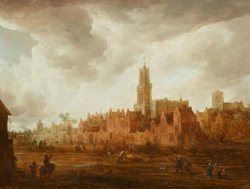 Frans de Momper comparable auction result: frans de momper attributed to view of antwerp