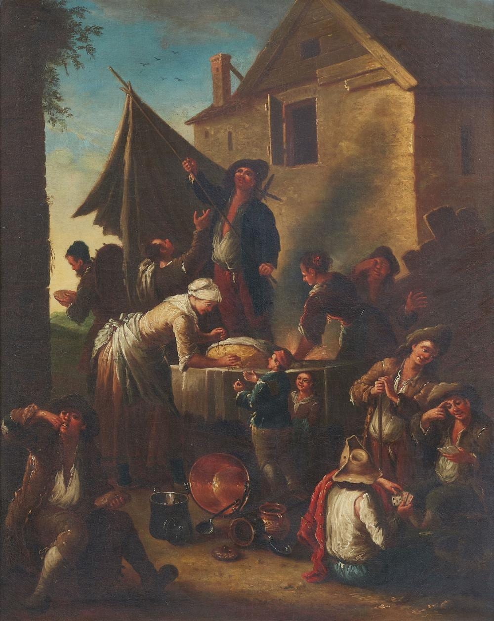 Giovanni Michele Graneri comparable auction result: giovanni michele graneri a cheese seller