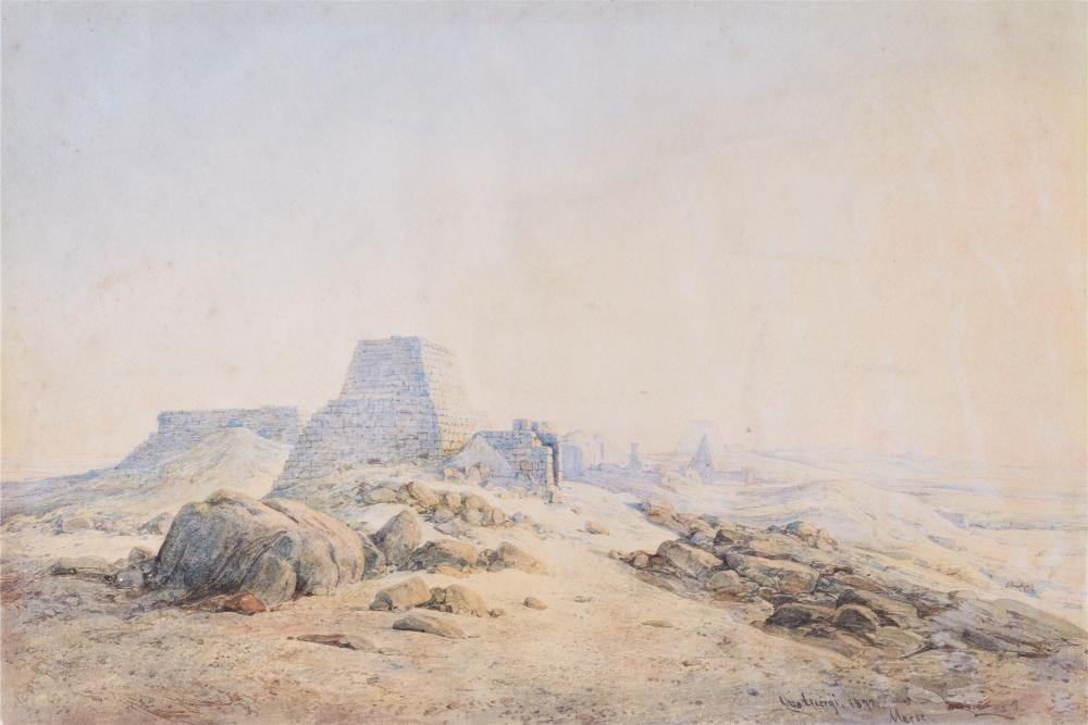 Otto Georgi comparable auction result: friedrich otto georgi the royal tombs of meroe