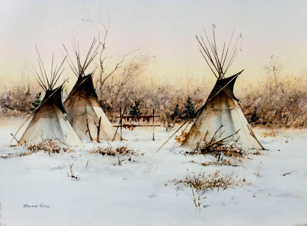 Howard Rees comparable auction result: howard rees ca mi uk 1941 watercolor painting