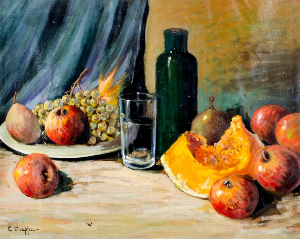 Carlo Ciappa comparable auction result: carlo ciappa italy 1890 1970 oil painting