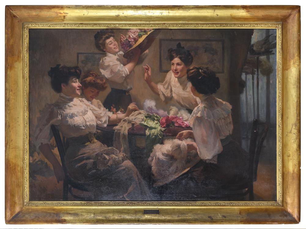 Fabio Cipolla comparable auction result: oil painting by fabio cipolla