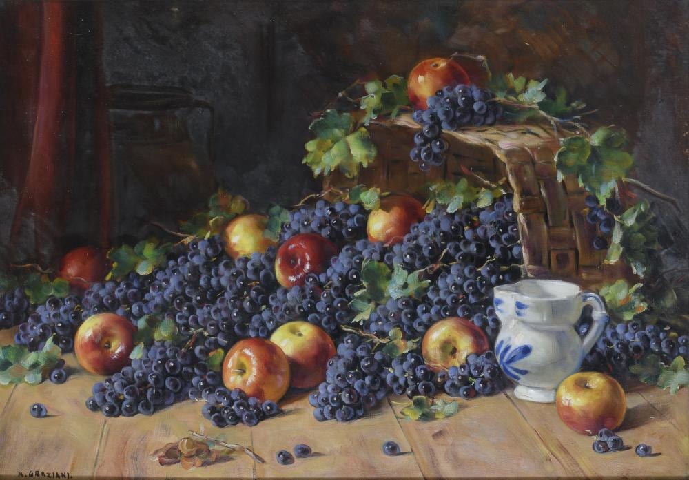 Alfio Paolo Graziani comparable auction result: oil painting by alfio paolo graziani