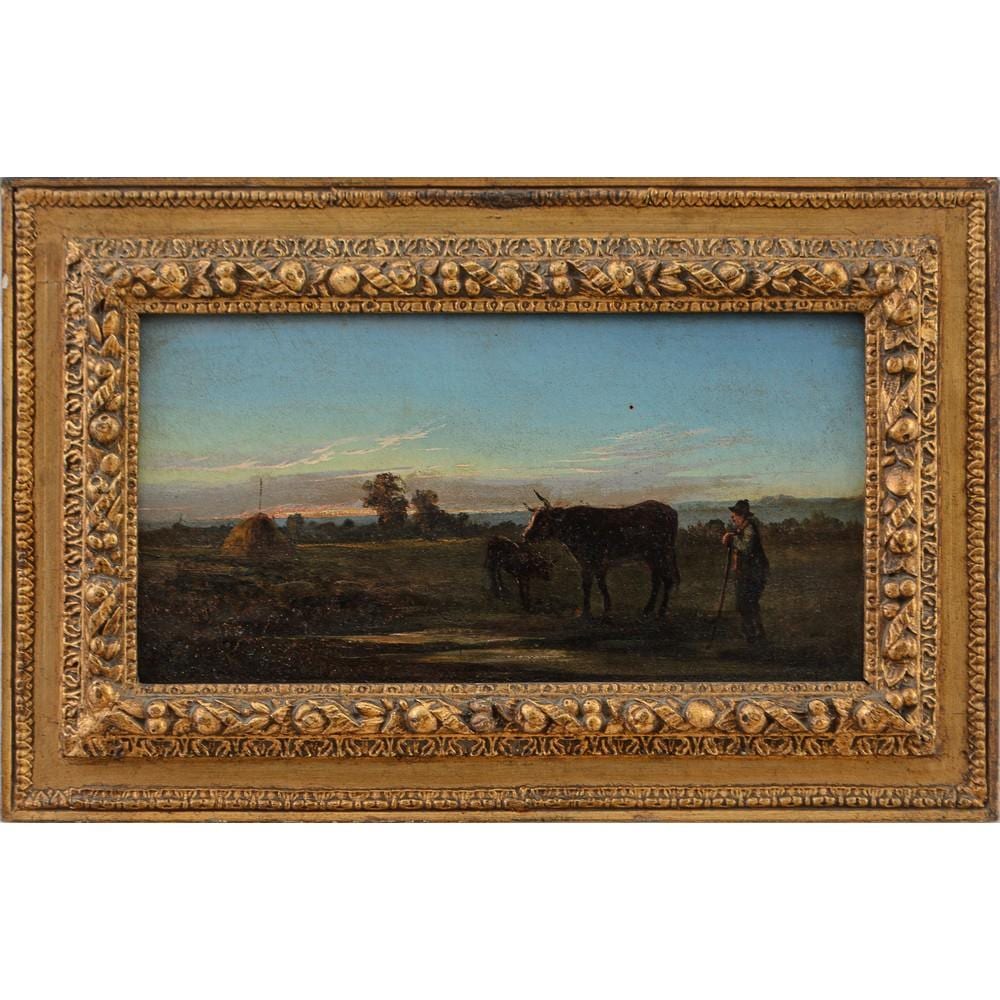 antonio milone mucche al pascolo olio su tavoletta · Benedetto Trionfante Auction House s.r.l · 2024-05-10 Antonio Milone comparable auction result: antonio milone mucche al pascolo olio su tavoletta