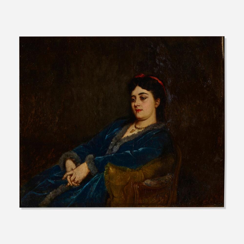 francis david millet attribution lily · Toomey & Co. Auctioneers · 2024-05-09 Francis Davis Millet comparable auction result: francis david millet attribution lily