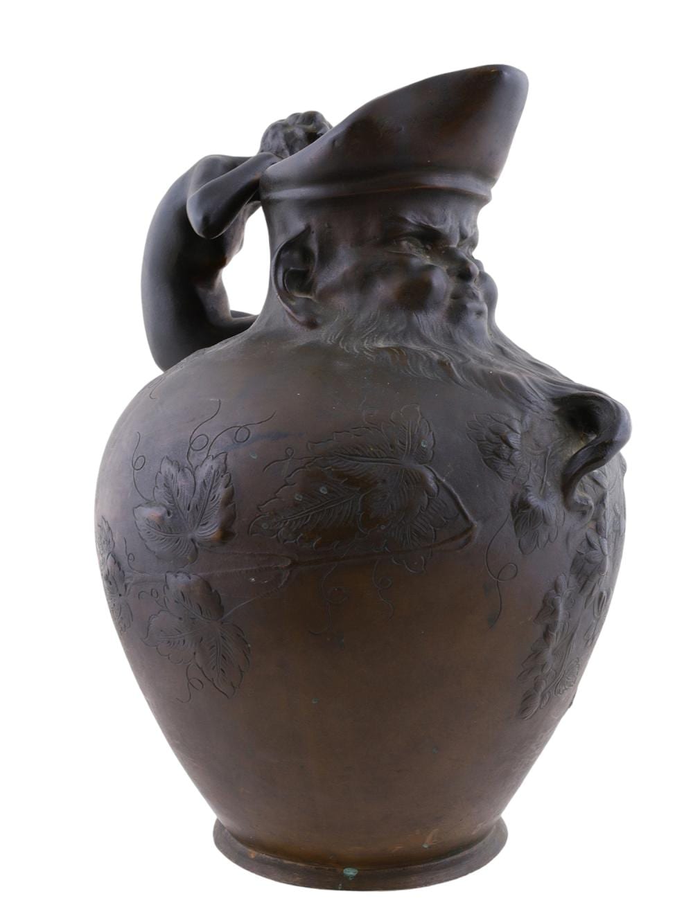 Auguste Ledru comparable auction result: an art nouveau bronze ewer with figure after auguste ledru