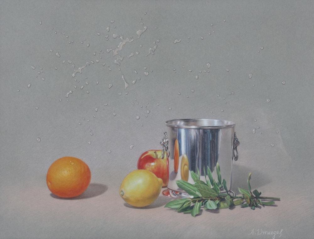 Achilleas Droungas comparable auction result: achilleas droungas b 1940 still life