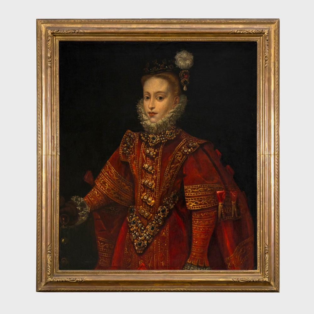 Alonso Sánchez Coello comparable auction result: alonso s nchez coello benifair de les valls 1531 ca madrid 1588 bottega di