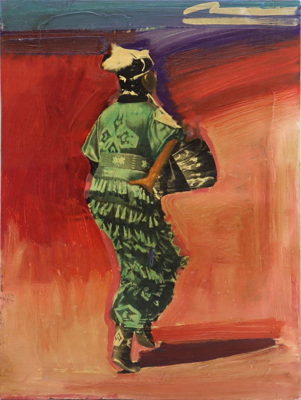 Mateo Romero comparable auction result: mateo romero jingle dress dancer