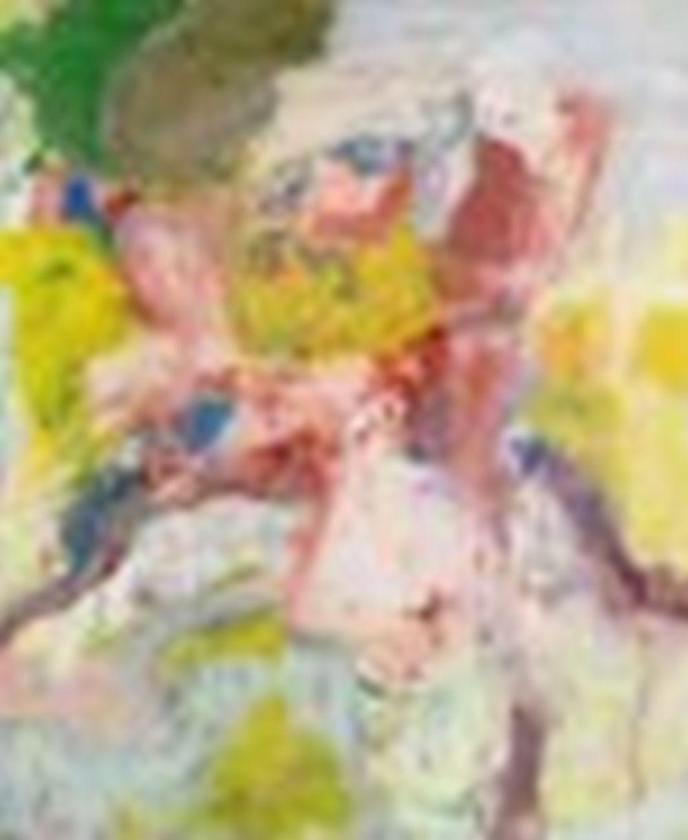 Willem de Kooning (1904-1997) Man in Wainscott oil on paper and newsprint c comparable sale