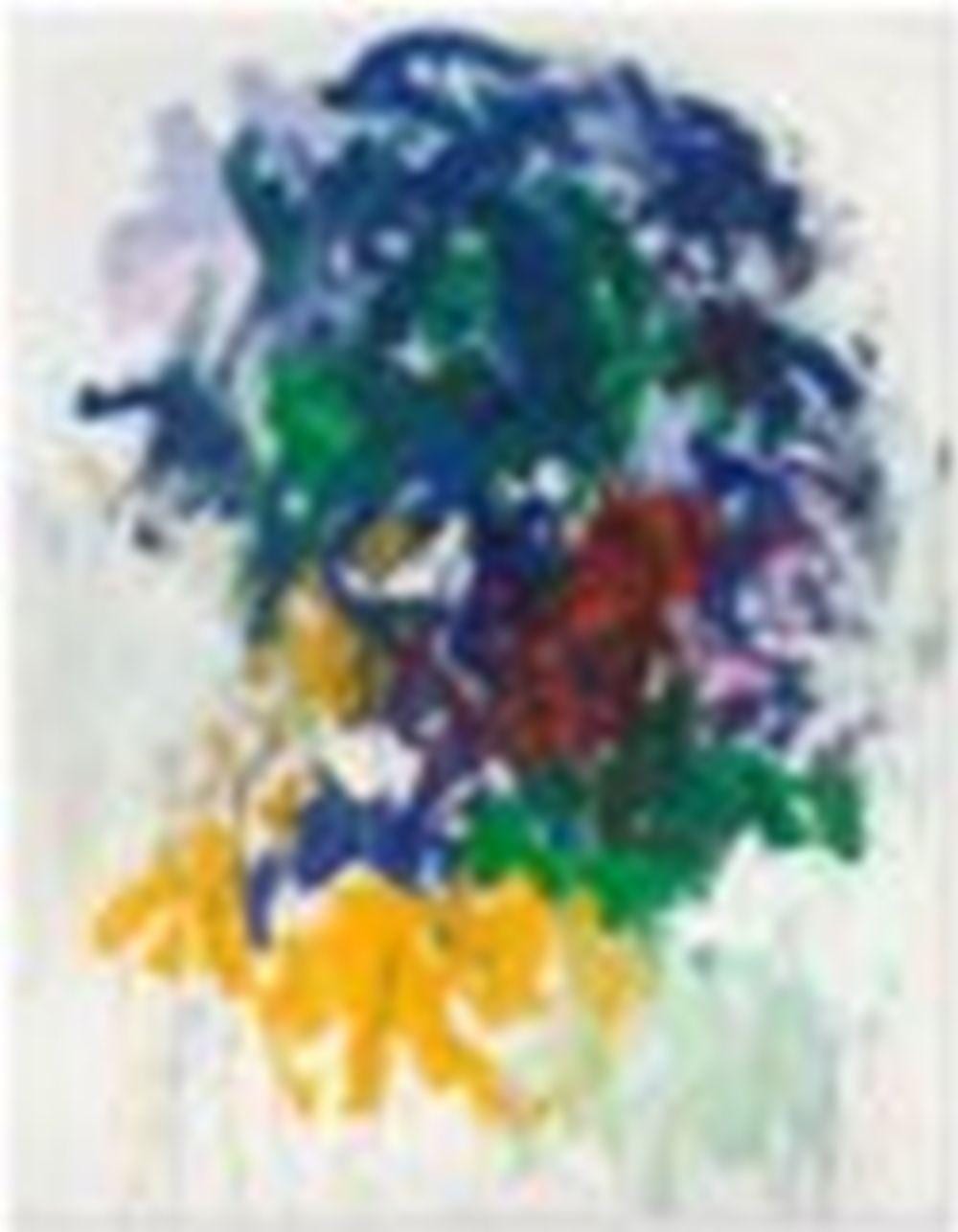 Joan Mitchell (1925-1992) Chord X oil on canvas 102 Â½ x 78 5â„8 in. (260. comparable sale