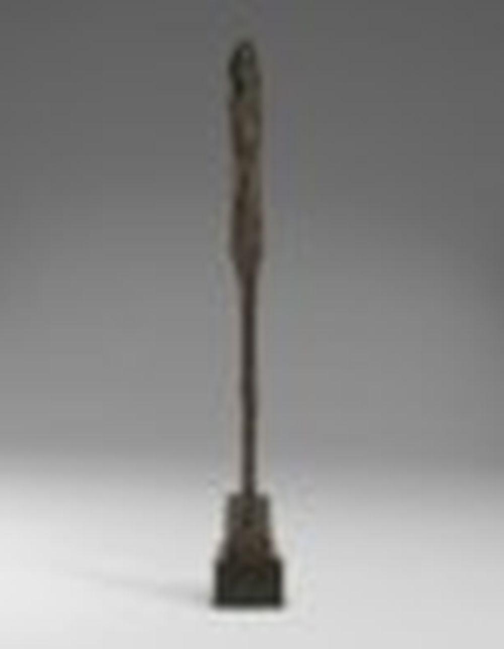 Alberto Giacometti (1901-1966) Femme Leoni bronze with brown patina Height: comparable sale