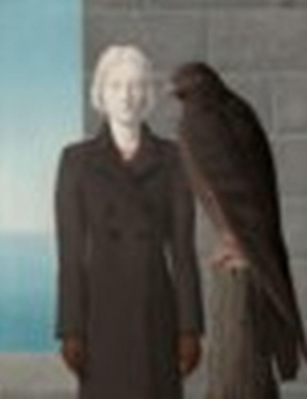 Rene Magritte (1898-1967) Les eaux profondes oil on canvas 25 Â¾ x 19 7â„8 comparable sale