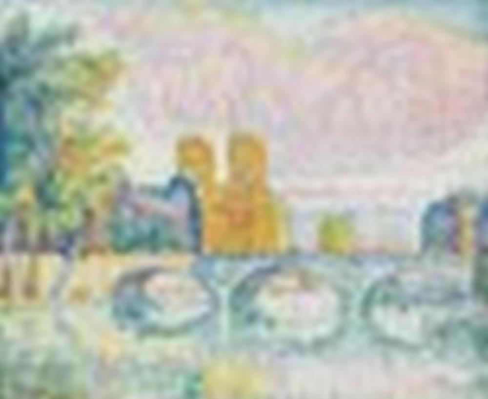 Paul Signac (1863-1935) La CitÃ©, Paris oil on canvas 23 Â¾ x 28 Â¾ in. (60 comparable sale