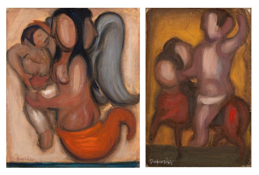 diamantis diamantopoulos 1914 1995 a composition b a series of compositions 3 · Vergos Auctions P.C. · 2024-06-12 Diamantis Diamantopoulos comparable auction result: diamantis diamantopoulos 1914 1995 a composition b a series of compositions 3