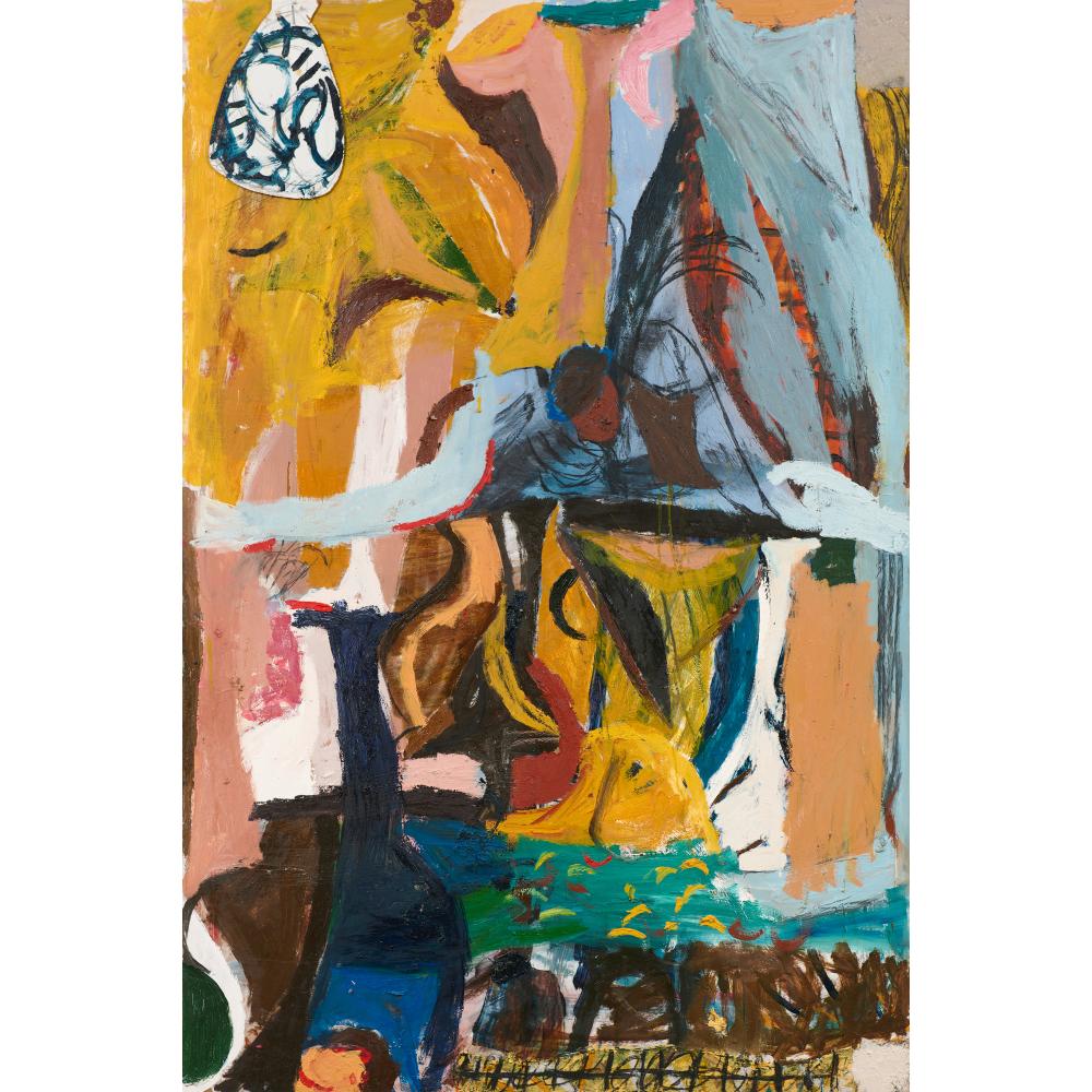 James Drinkwater comparable auction result: james drinkwater born 1983 le jardin musee henri matisse 2016 mixed media on board 180 x 120cm