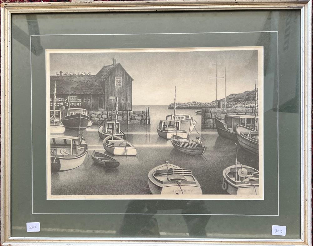 Alan Crane comparable auction result: alan crane 1901 1969 lithograph summer mornin