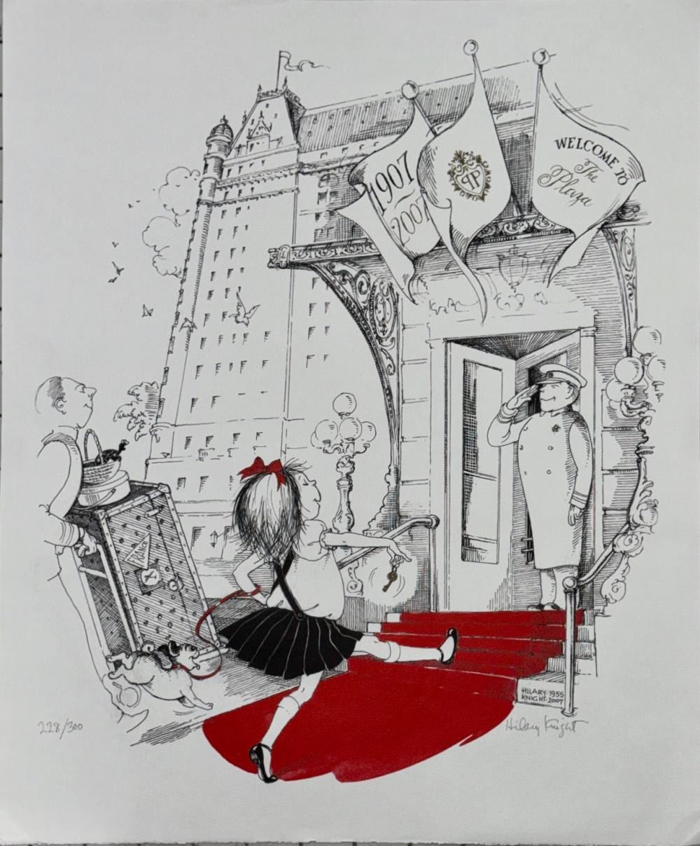 Hilary Knight comparable auction result: hilary knight american b 1926 eloise at the plaza
