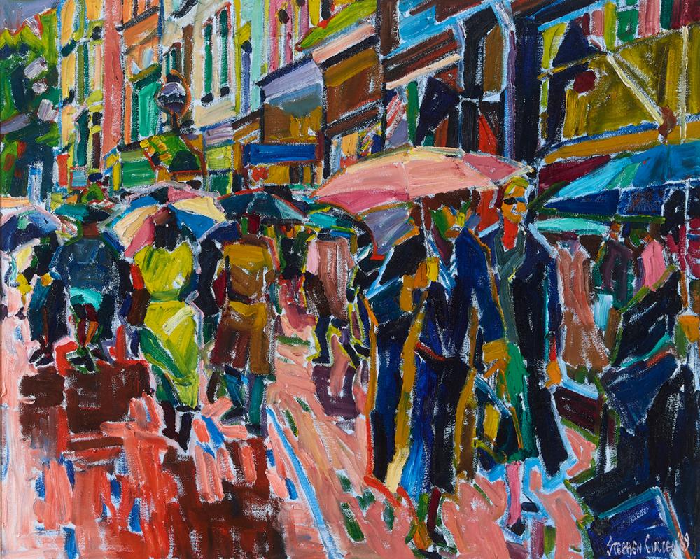 Stephen Cullen comparable auction result: stephen cullen b 1959 rainy day 1989