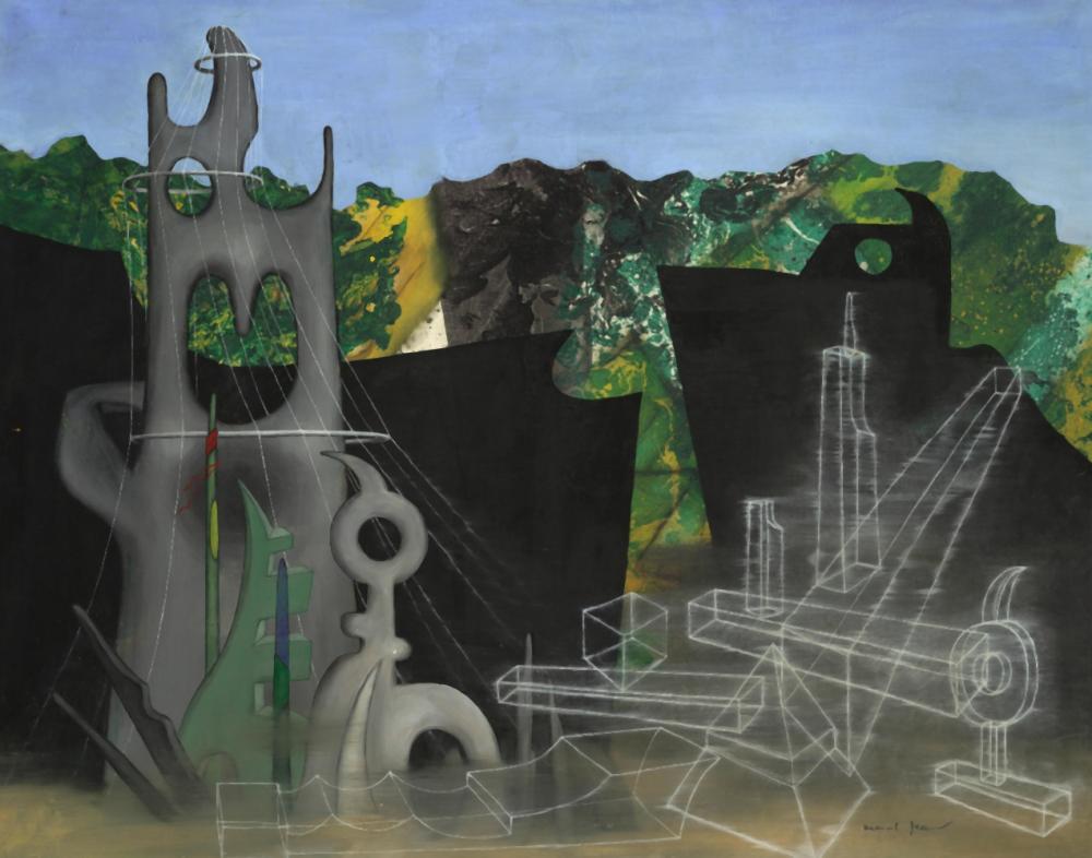 Marcel (1900) Jean comparable auction result: marcel jean 1900 1993 l le de fer 31 11 16 x 39 1 8 in 80 5 x 99 3 cm painted in 1970