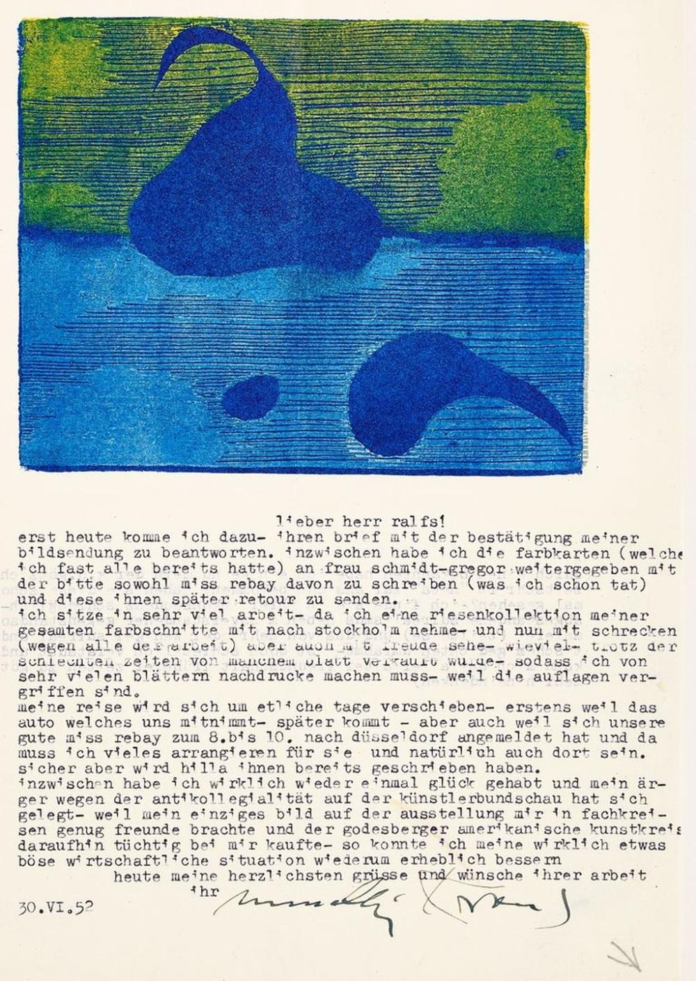 Erich Müller-Kraus comparable auction result: erich m ller kraus 1911 aachen 1967 veber d