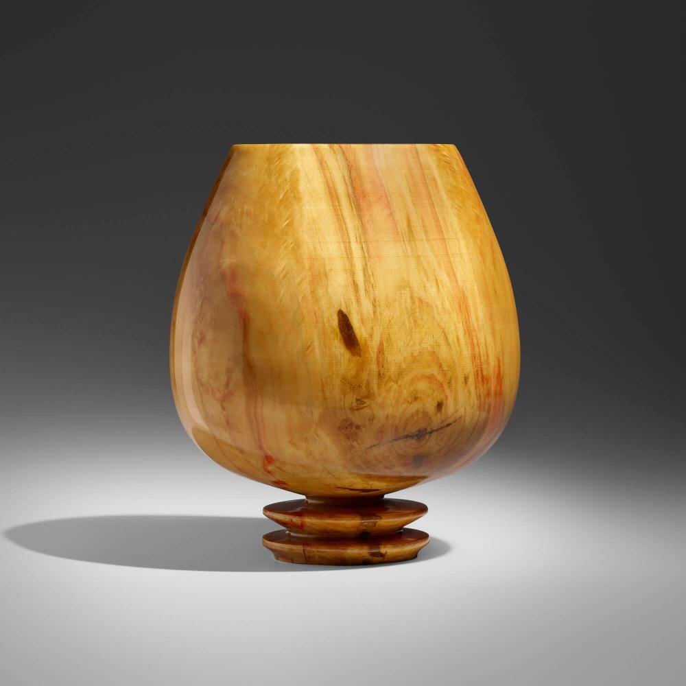 Edward Moulthrop comparable auction result: edward moulthrop rare ashleaf maple chalice