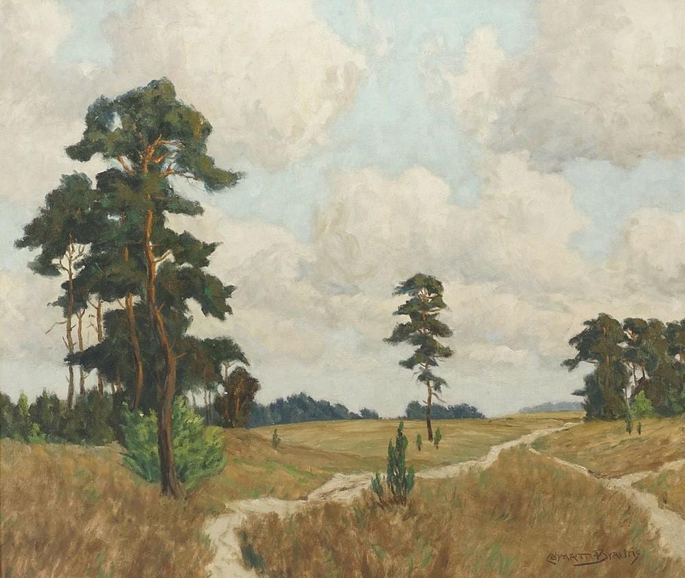 Paul Lehmann-Brauns comparable auction result: paul lehmann brauns 1885 1970 north german landscape