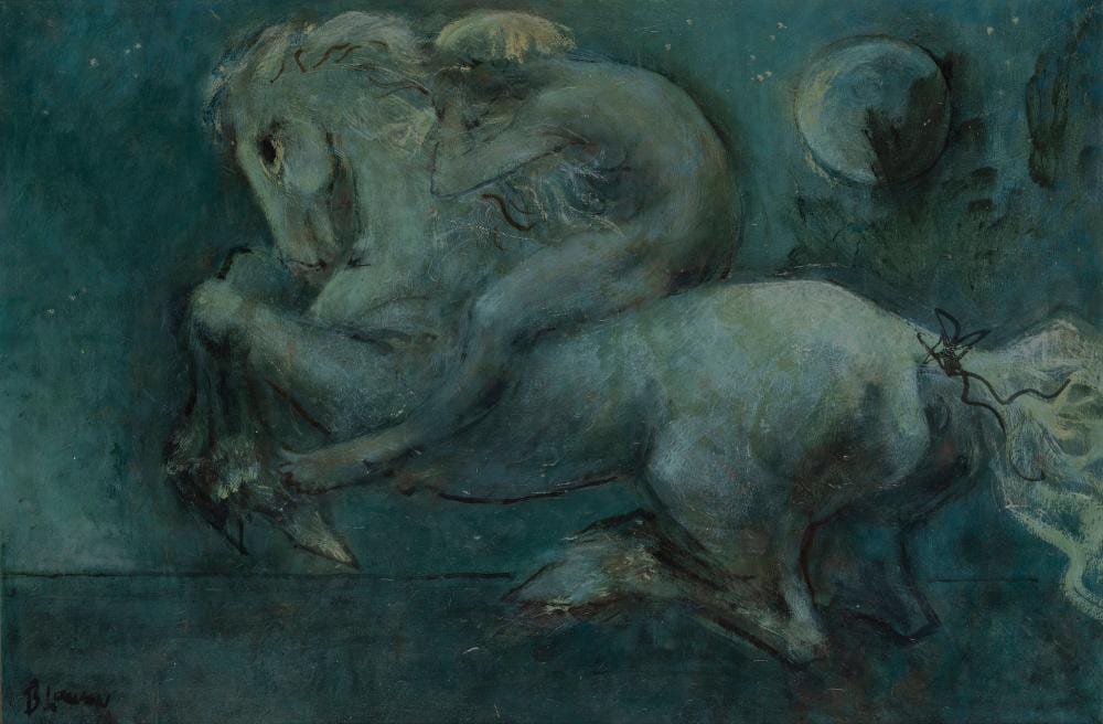 Bernard Lawson comparable auction result: bernard lawson 1909 1998 midnight rider