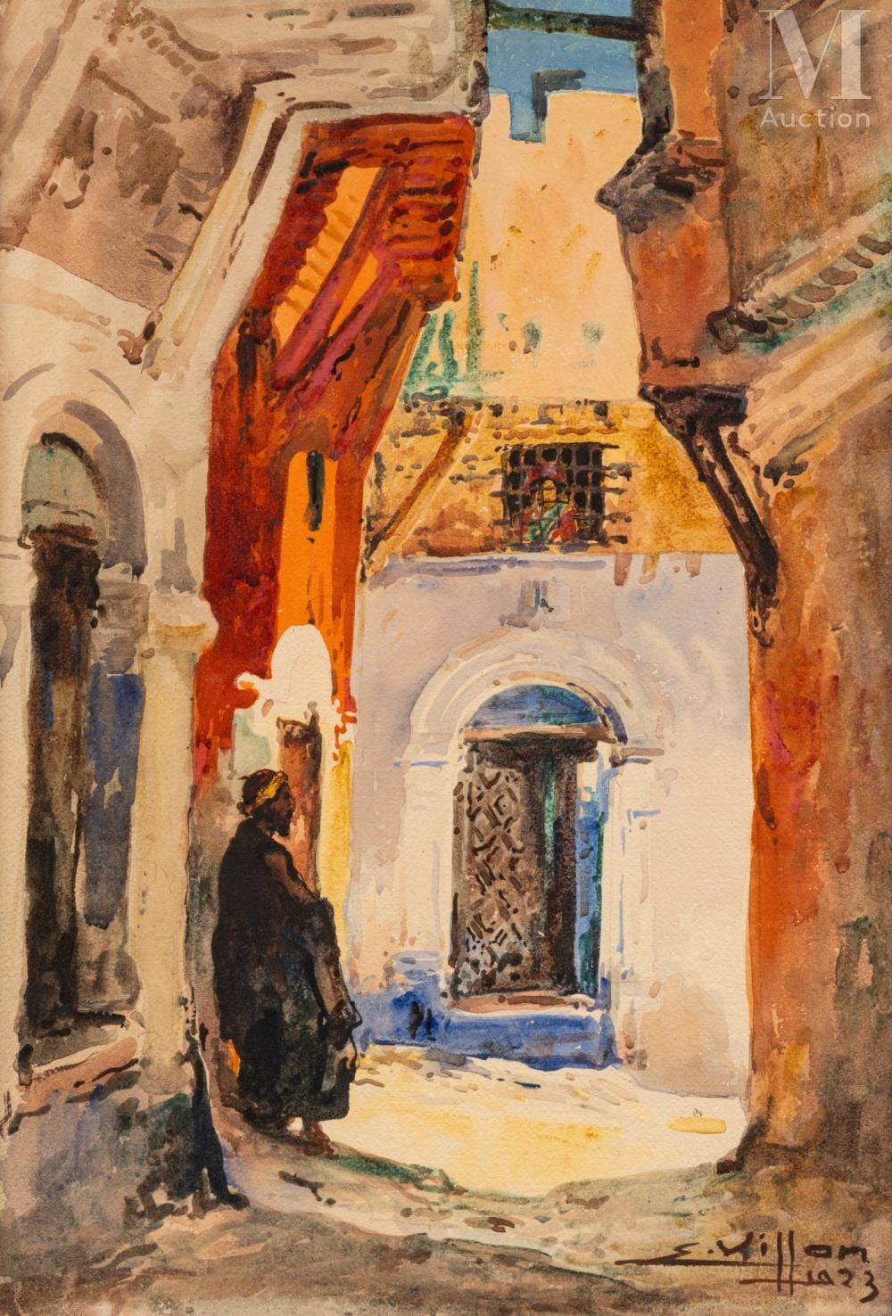 eug ne villon lahaye 1879 caluire 1951 in the medina · Millon & Associes · 2024-05-25 Eugène Villon comparable auction result: eug ne villon lahaye 1879 caluire 1951 in the medina