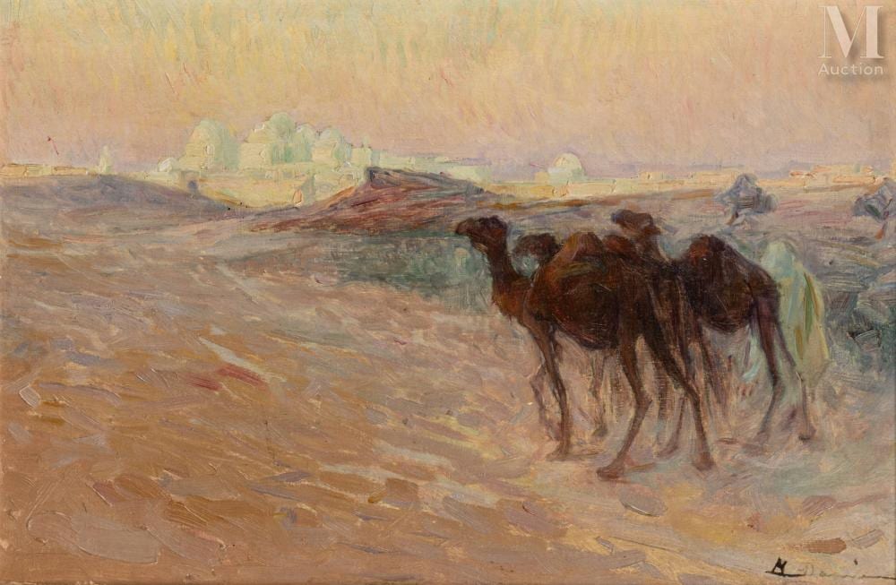 Henri-Gaston Darien comparable auction result: henri gaston darien paris 1864 1926 mosque of the sabres in kairouan