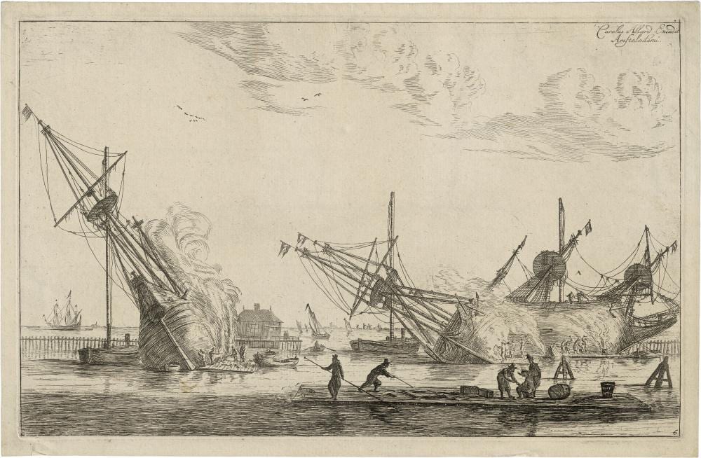 Reinier Zeeman comparable auction result: zeeman reinier das abdichten der schiffe im hafen