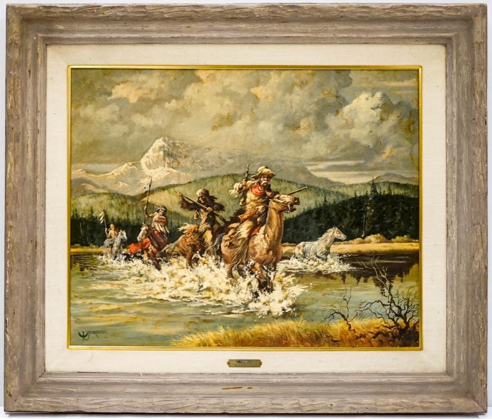Jack Jordan comparable auction result: jack jordan 1928 2018 large original oil