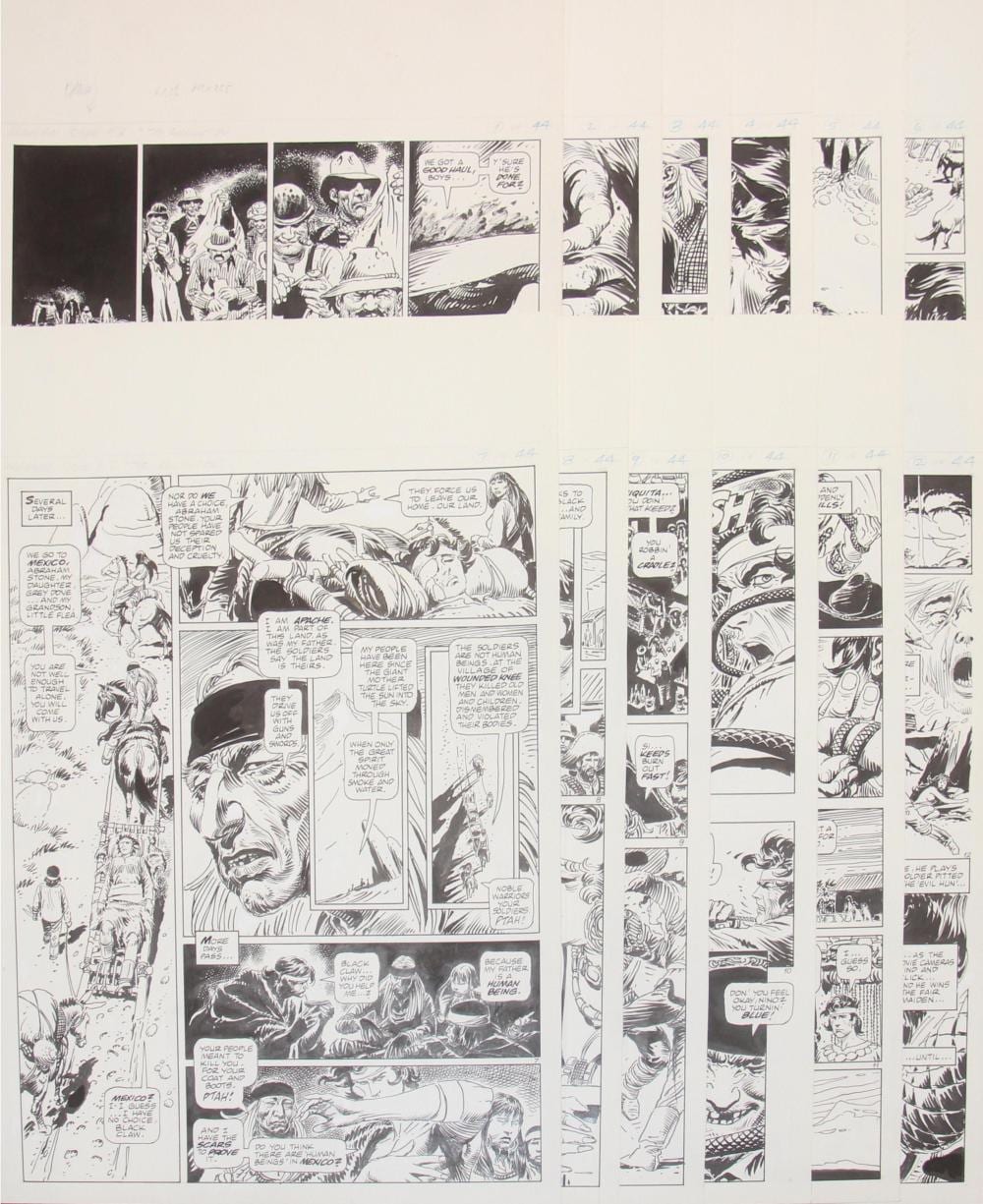 Joe Kubert comparable auction result: joe kubert abraham stone dark horse comics